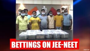 Gamblers arrested for making bets