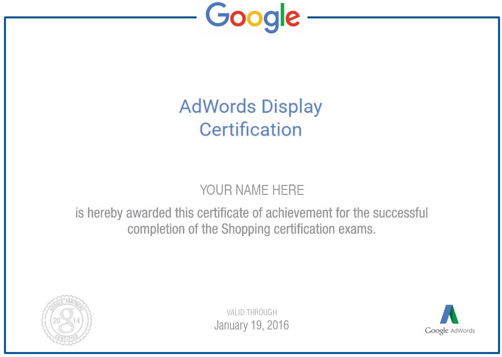 google certifications