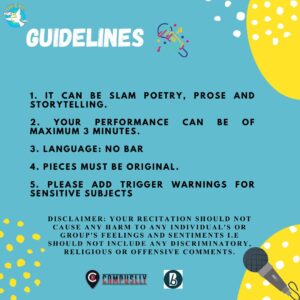 Guidelines for the Open Mic at Project Ukiyo